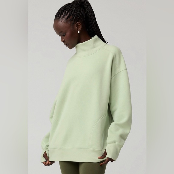 aerie Tops - OFFLINE By Aerie Cloud Fleece Oversized Mockneck Sweatshirt